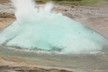 Geysir kurz vor dem Ausbruch