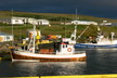 Fischerboot im Hafen von Hvammstangi